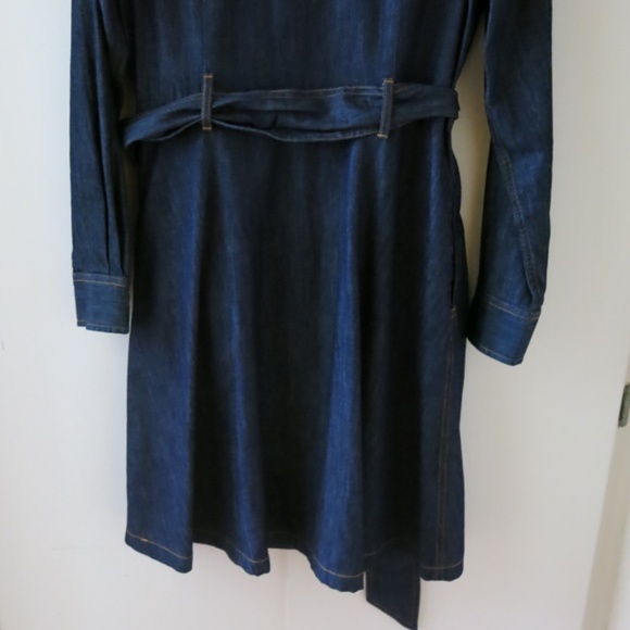 Lauren Ralph Lauren Denim A-line Shirtdress Sz. 8 - Picture 6 of 8